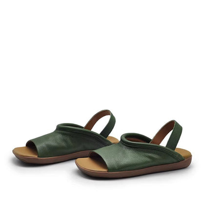 Ortho Welt Soft Leather Roman Sandals For A Unique Style