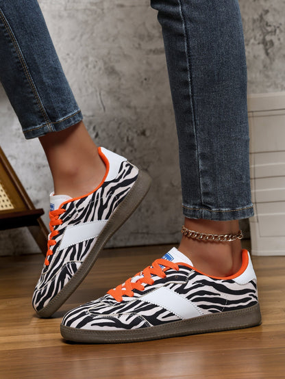 Ortho Welt Leopard Print Flat Sneakers - Unique And Comfortable Style