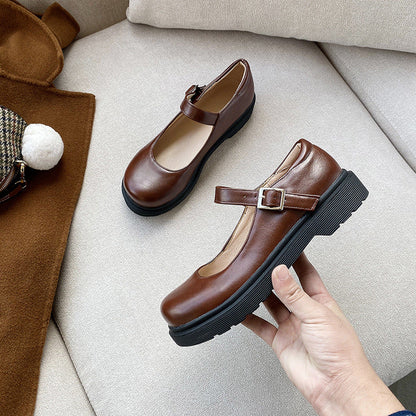 Ortho Welt Damen Orthopedic Schuhe – Flache Schnalle