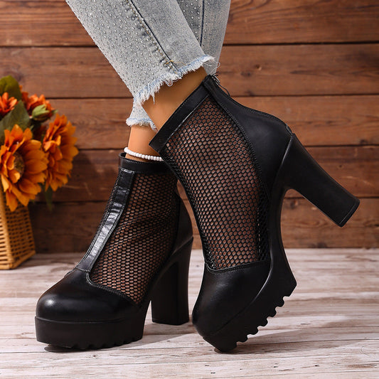 Ortho Welt Chunky Knit Heel Boots - Unique Style