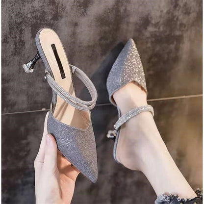 Ortho Welt Baotou Stiletto Sandals - Unique Elegance