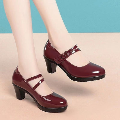 Ortho Welt Genuine Leather Pumps , Comfort And Elegance