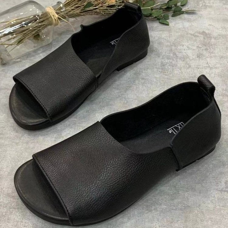 Ortho Welt Orthopedic Soft Leather Open Toe Shoes