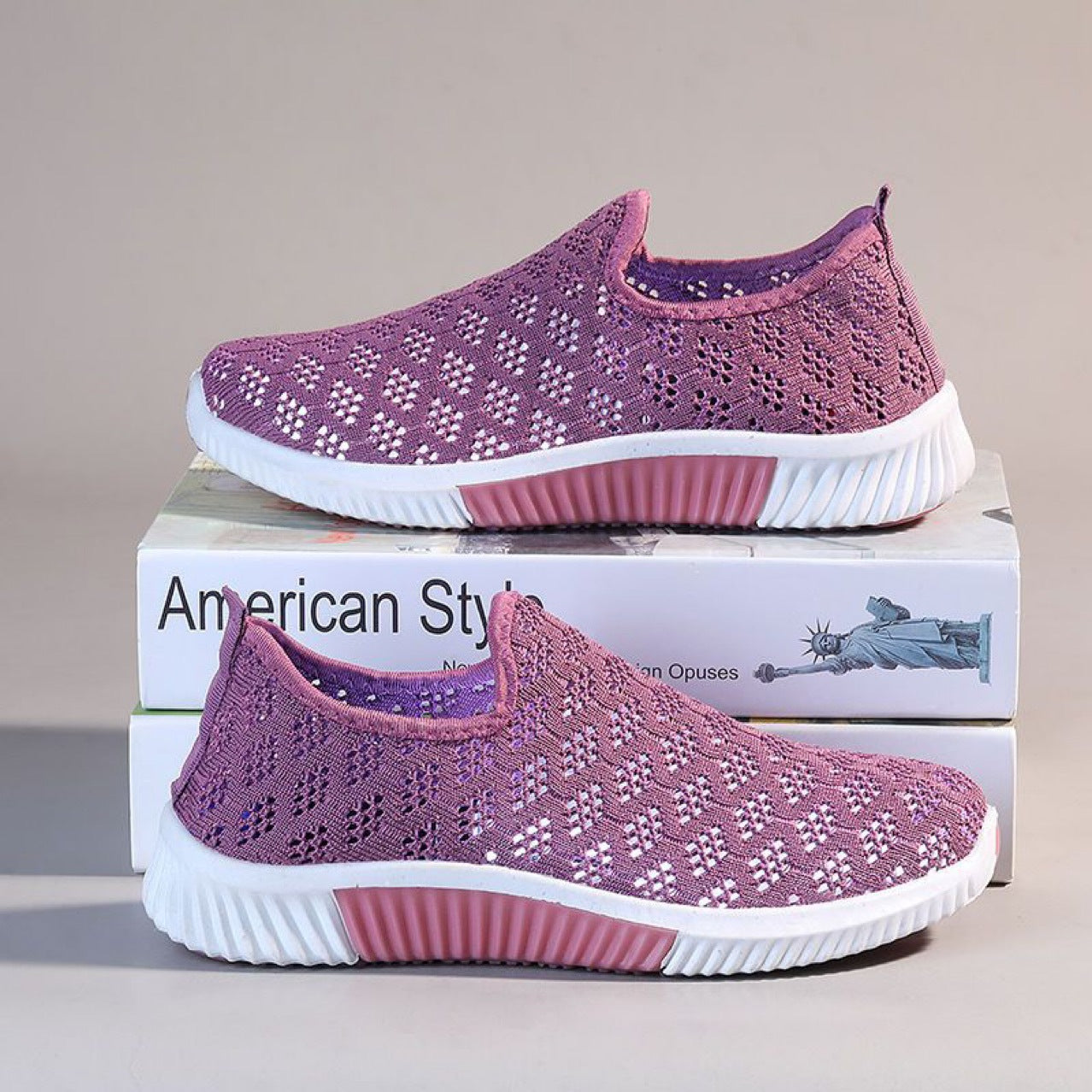 Ortho Welt Mesh Flats - Orthopedic Breathable Comfort