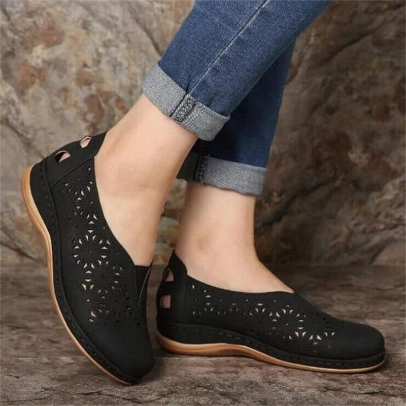 Ortho Welt Damen-Slipper - Orthopedic, Lasercut Design