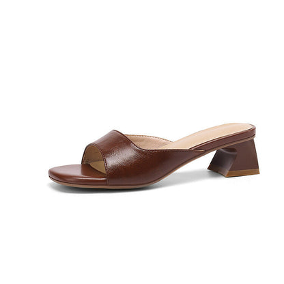 Ortho Welt Orthopedic Sandals - Chunky Block Heel Comfort