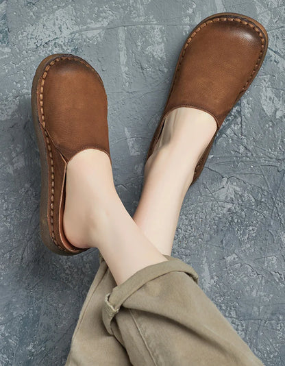 Ortho Welt Maren Pantoletten - Orthopedic Leder Slipper