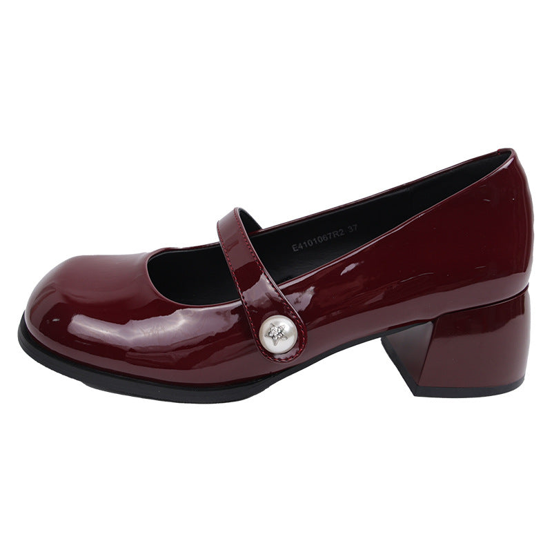 Ortho Welt Mary Jane Schuhe - Orthopädischer Blockabsatz