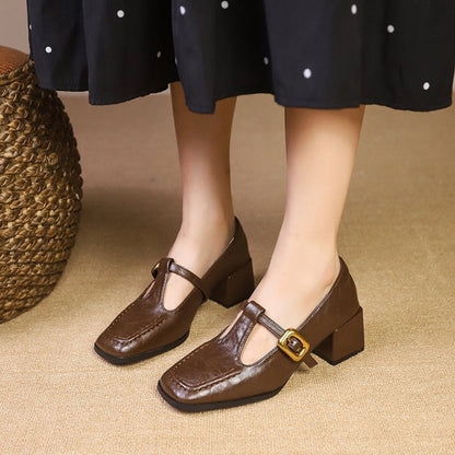 Ortho Welt Mary Jane Schuhe - Orthopedic Blockabsatz