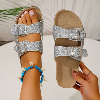 Ortho Welt Double Buckle Sandals - Summer Shine And Comfort