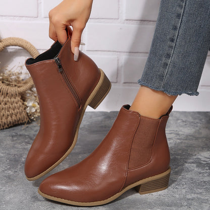 Ortho Welt Wildleder Ankle Boots - Orthopedic Komfort