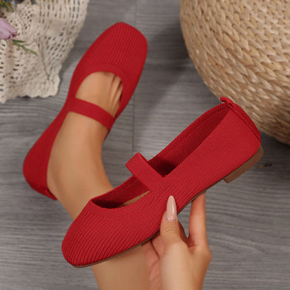 Ortho Welt Lightweight Breathable Mesh Ballet Flats