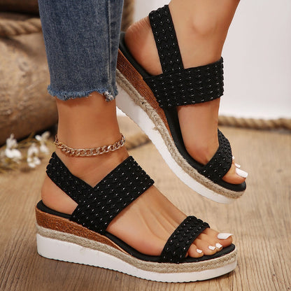 Ortho Welt Unique Wedge Heel Sandals  -