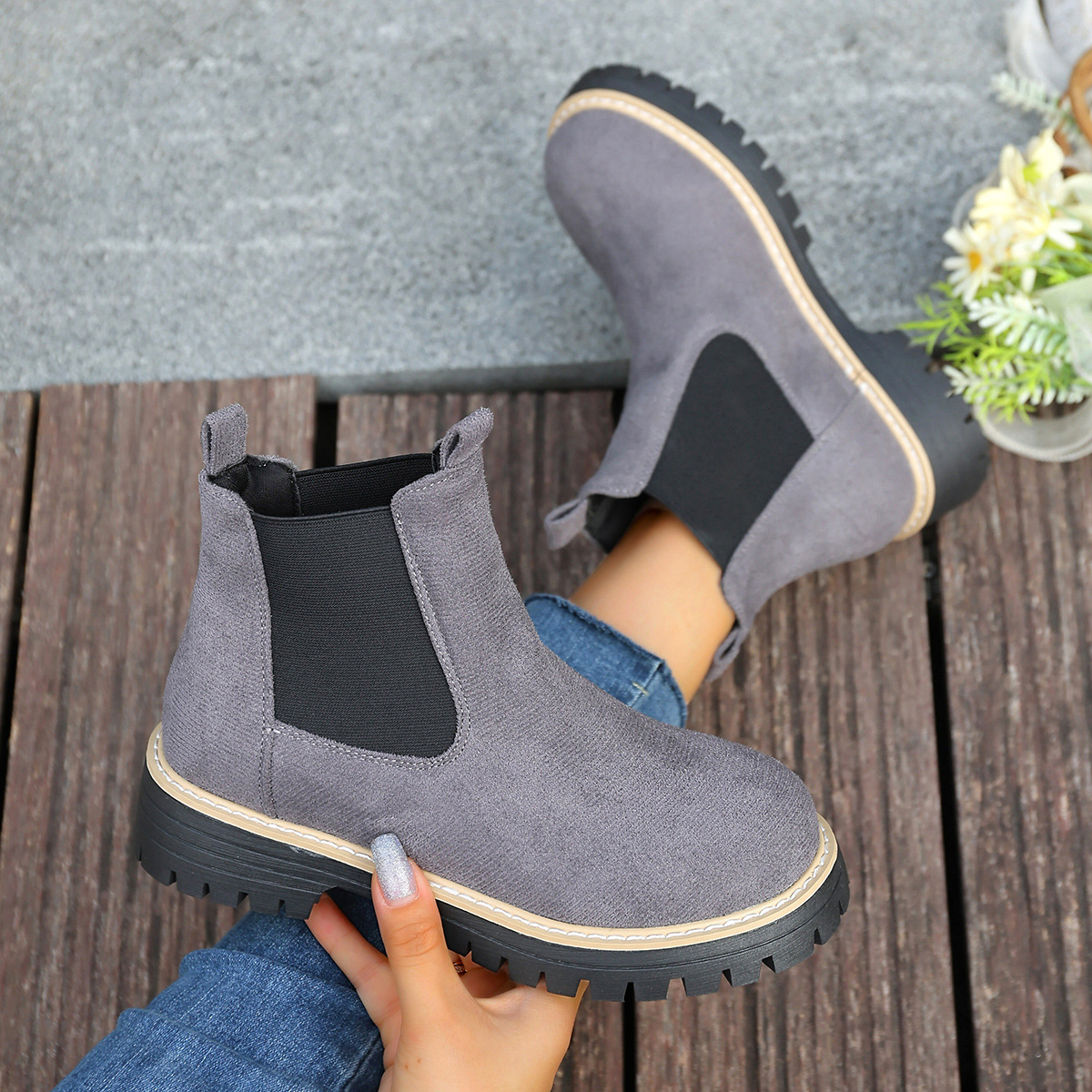 Ortho Welt Square-Heeled, Round-Toe Boots For A Unique Style