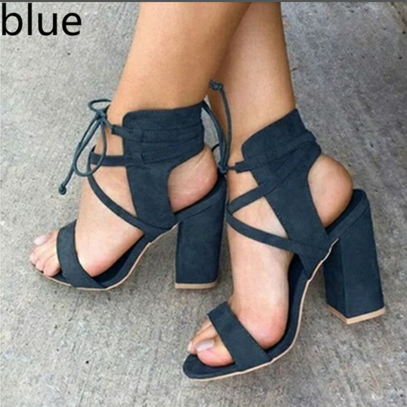 Ortho Welt Unique High Heel Sandals With Ankle Strap