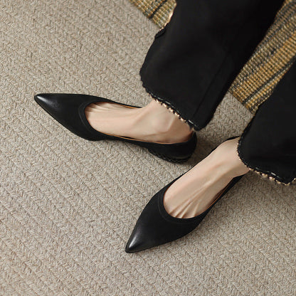 Ortho Welt Orthopedic Low-Cut Pointed Toe Shoes - Comfort