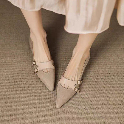 Ortho Welt Vintage Ballerinas - Orthopedic Pointed Toe