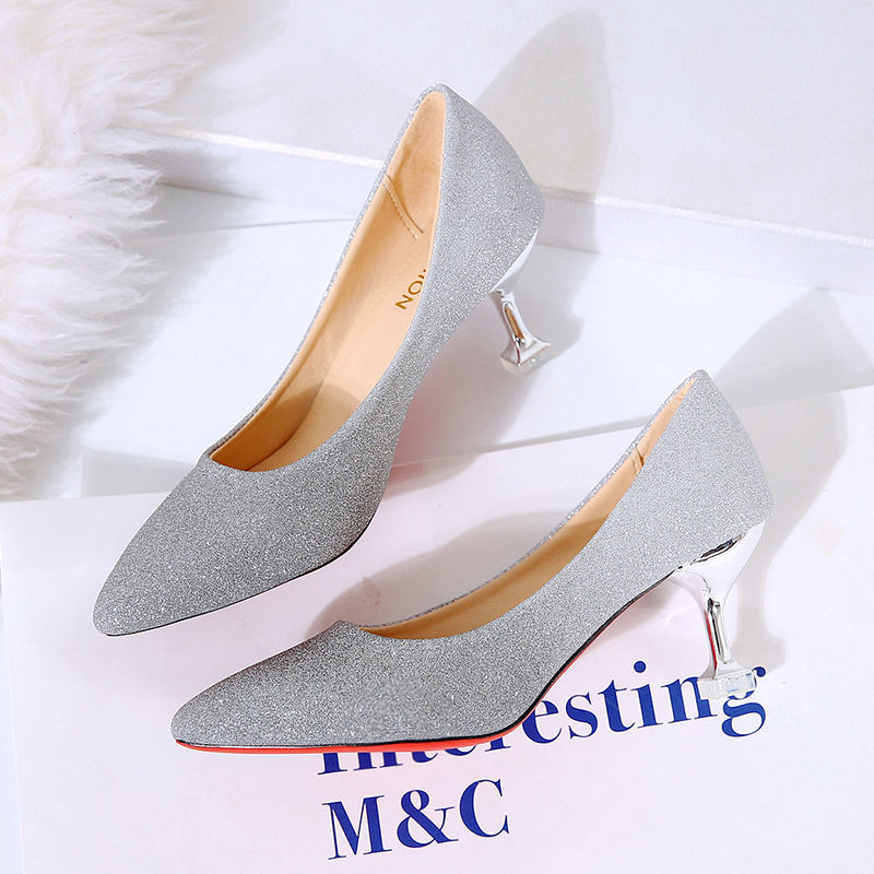 Ortho Welt Sexy Gradient Pointed Stiletto Pumps - Unique Elegance