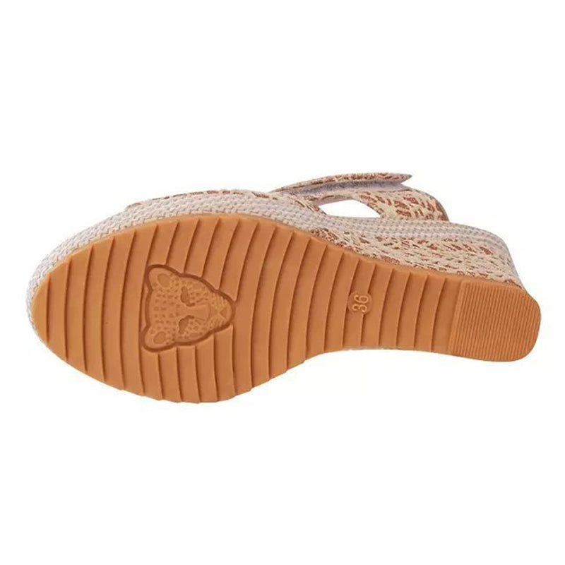 Ortho Welt Flat-Bottomed High-Heeled Sandals - Unique Elegance