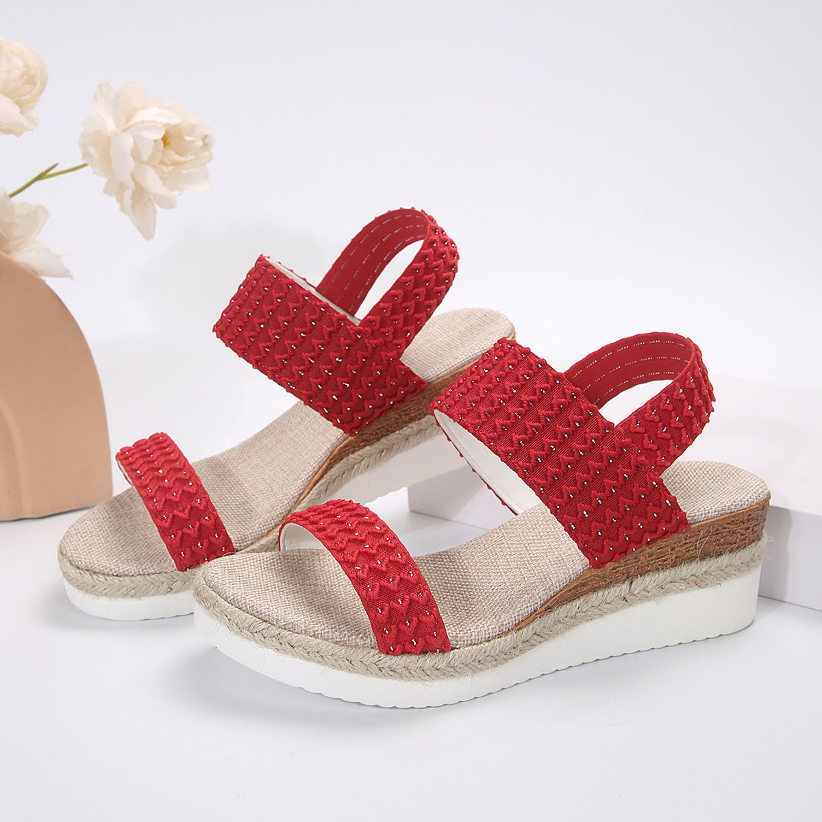 Ortho Welt Unique Wedge Heel Sandals  -