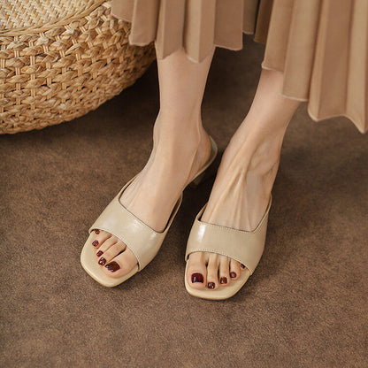 Ortho Welt Orthopedic Sandals - Chunky Block Heel Comfort