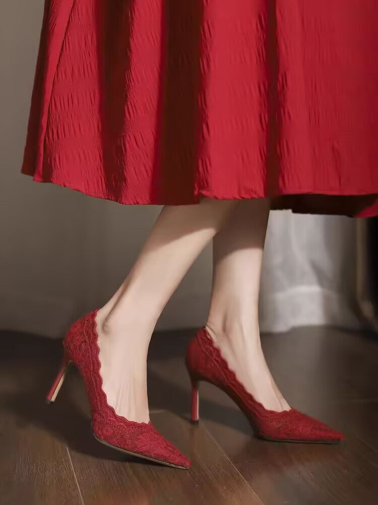 Ortho Welt Orthopädische Schnürpumps – Elegante Spitze