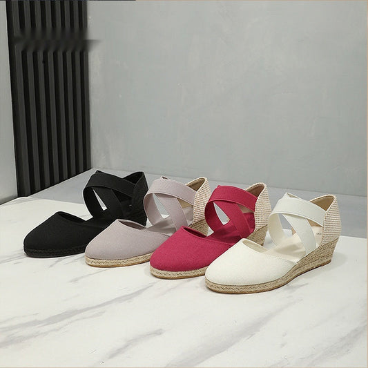 Ortho Welt Comfortable And Breathable Wedge Shoes