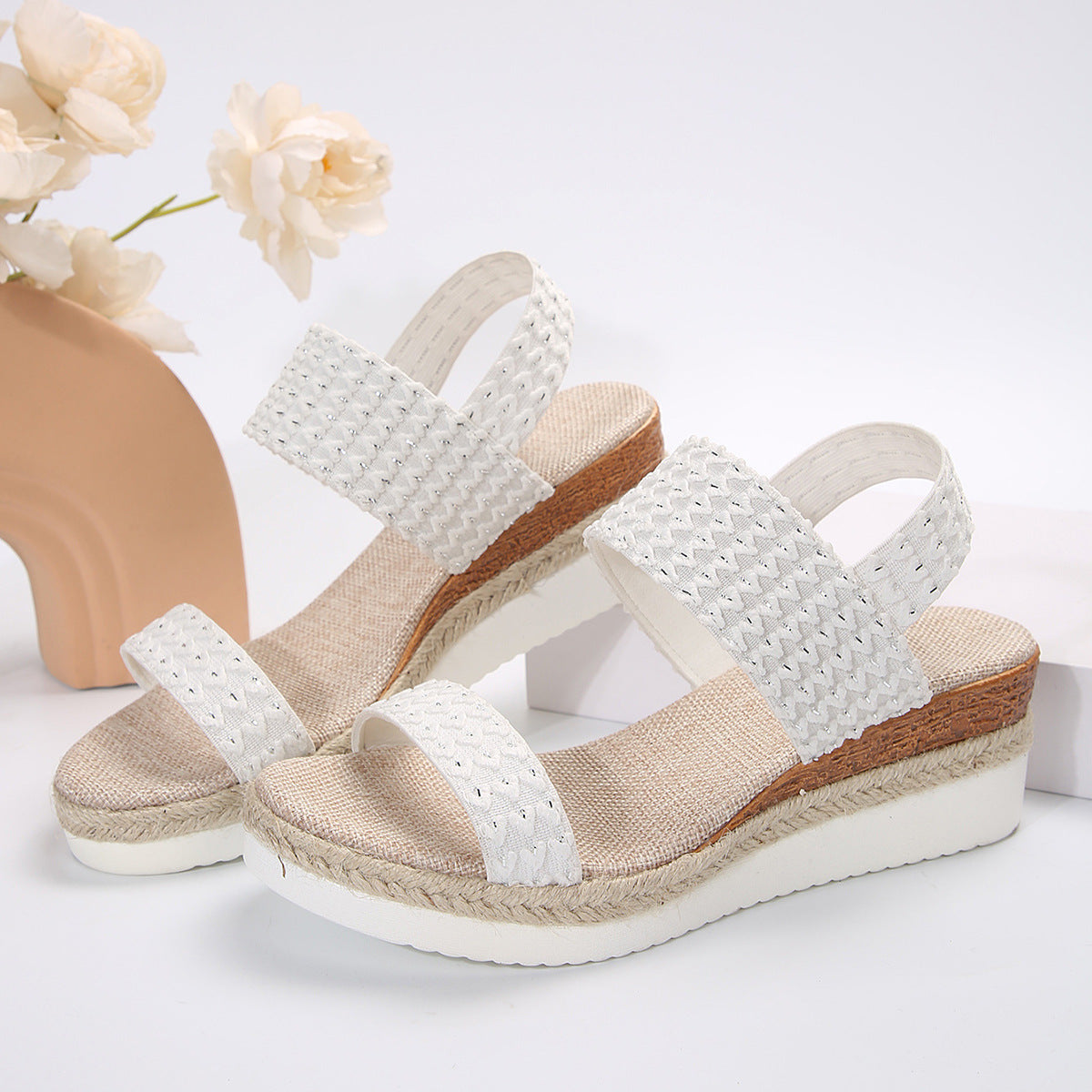 Ortho Welt Unique Wedge Heel Sandals  -