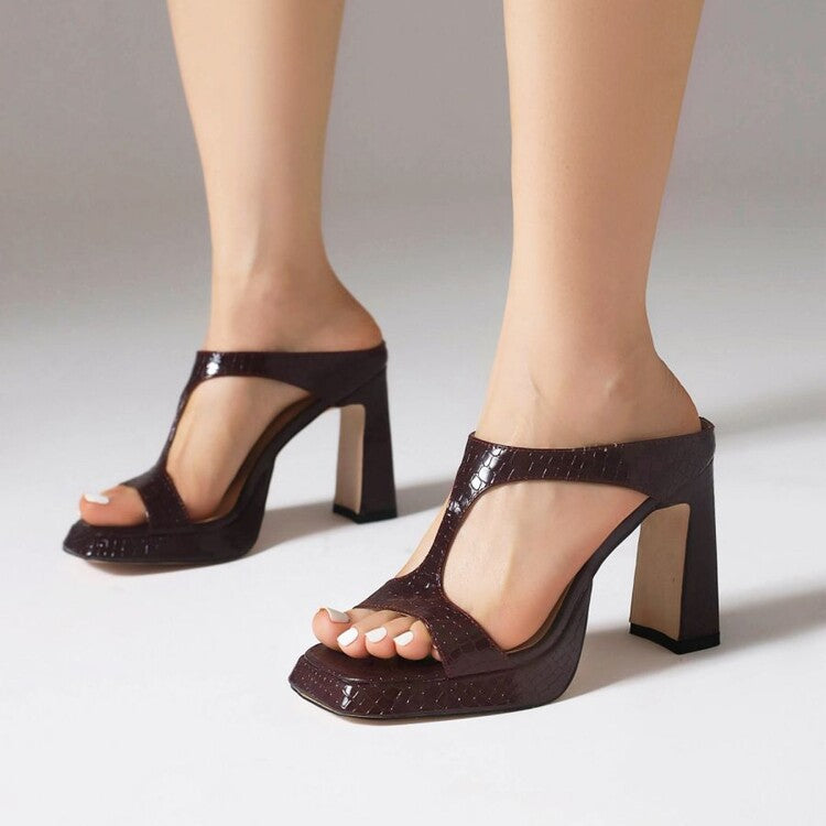 Ortho Welt Chunky-Heel Platform Sandals For A Unique Style