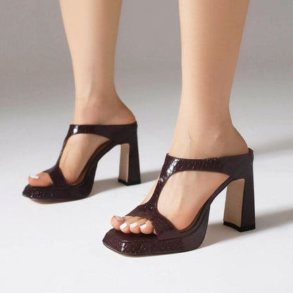 Ortho Welt Chunky-Heel Platform Sandals For A Unique Style
