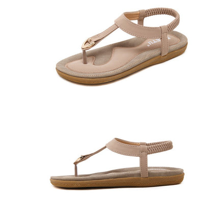 Ortho Welt Flat Heel Sandals - Summer Elegance And Comfort