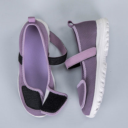 Ortho Welt Granny Wide-Toe Mesh Shoes For Summer