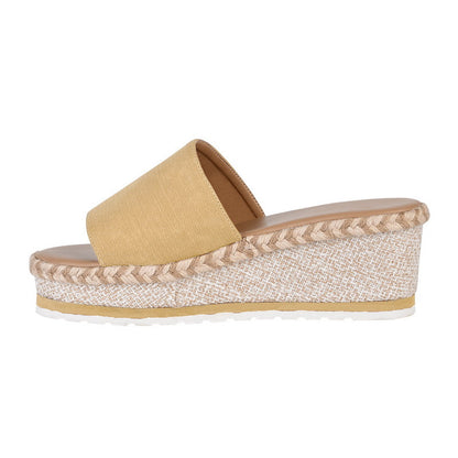 Ortho Welt Platform Wedge Sandals - Unique Elegance