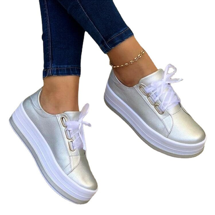 Ortho Welt Flat Sneakers With Ribbon - Unique Style And Comfort