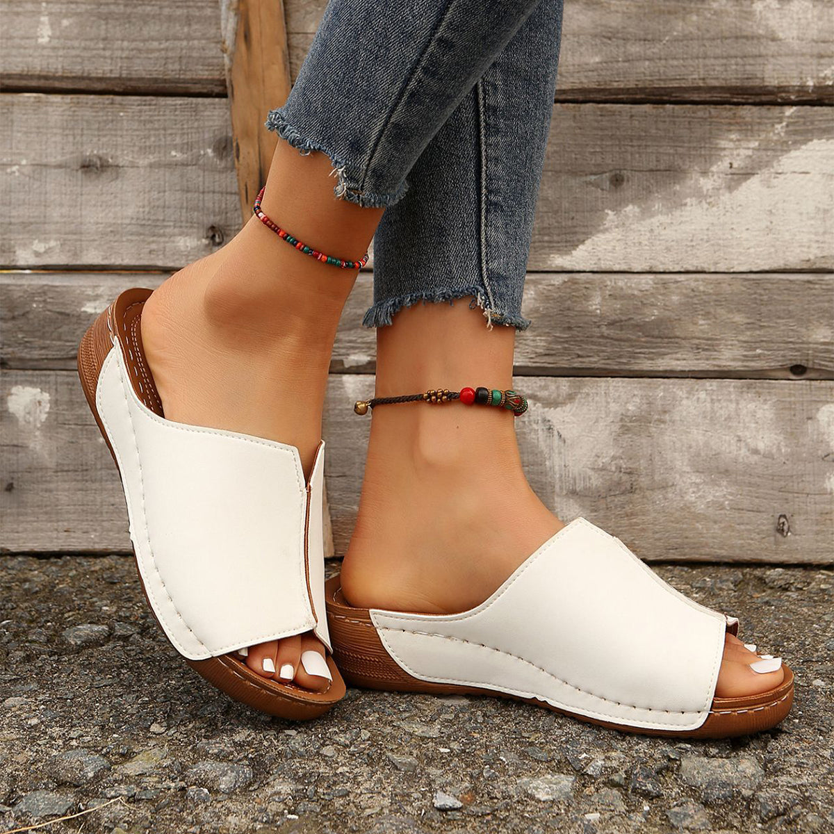 Ortho Welt Unique Wedge Sandals For Summer -