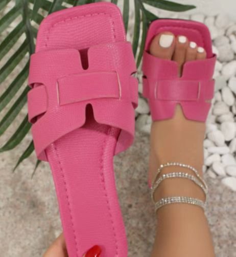 Ortho Welt Square-Toe Flat Sandals - Unique Elegance For Summer
