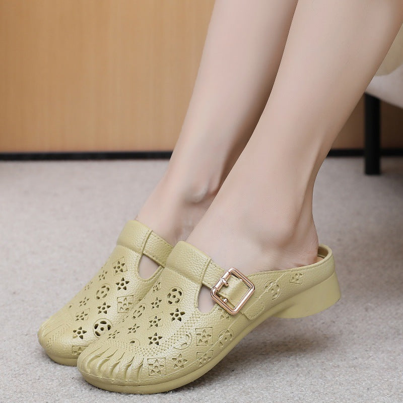 Ortho Welt Half-Toe Slippers - Unique Platform Sandals