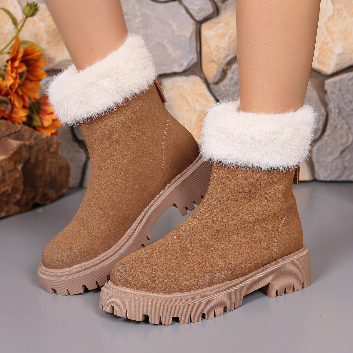 Ortho Welt Orthopedic Winter Boots - Faux Fur Lining
