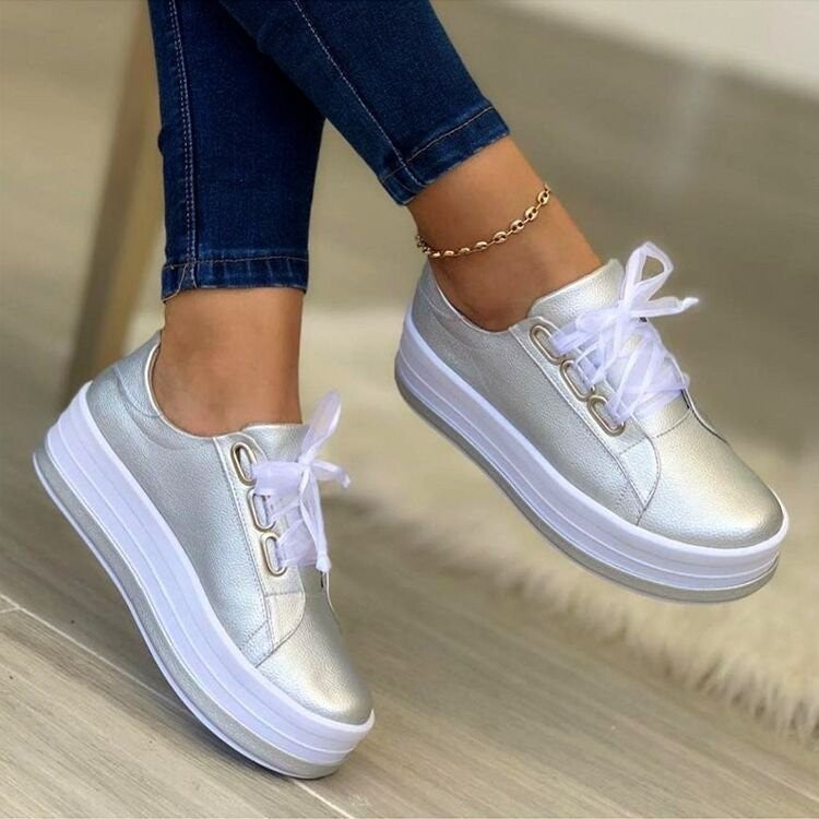Ortho Welt Flat Sneakers With Ribbon - Unique Style And Comfort