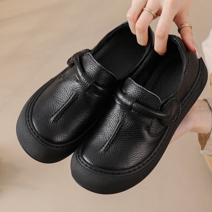 Ortho Welt Soft Leather Mother'S Shoes - Unique Vintage Comfort