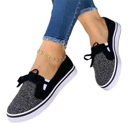 Ortho Welt Flat Canvas Sneakers - Unique Elegance And Comfort