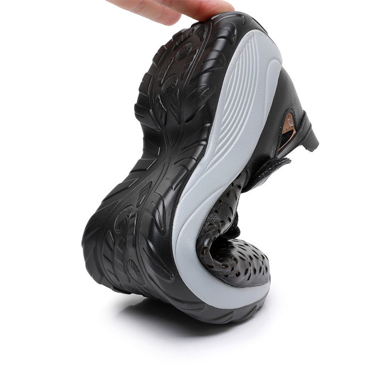 Ortho Welt Leather Flat Shoes - Unmatched Comfort