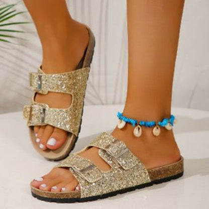 Ortho Welt Double Buckle Sandals - Summer Shine And Comfort