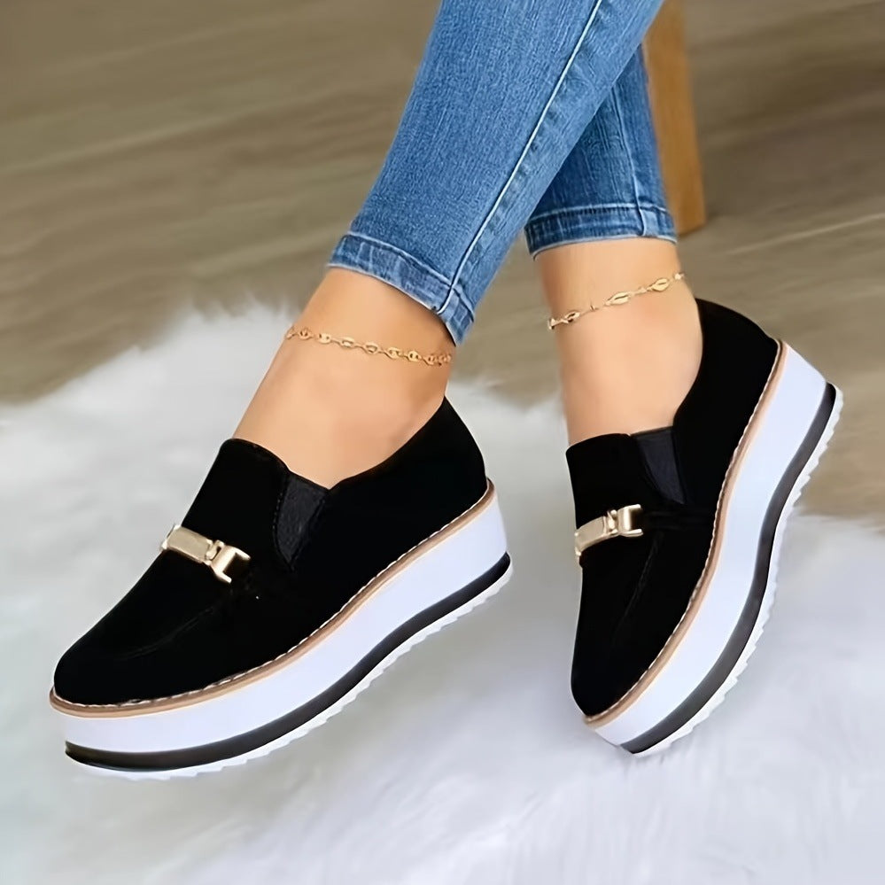 Ortho Welt Muffin Platform Shoes - Casual Elegance