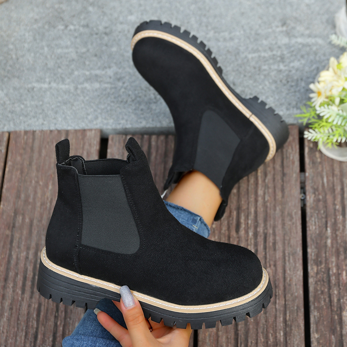 Ortho Welt Square-Heeled, Round-Toe Boots For A Unique Style