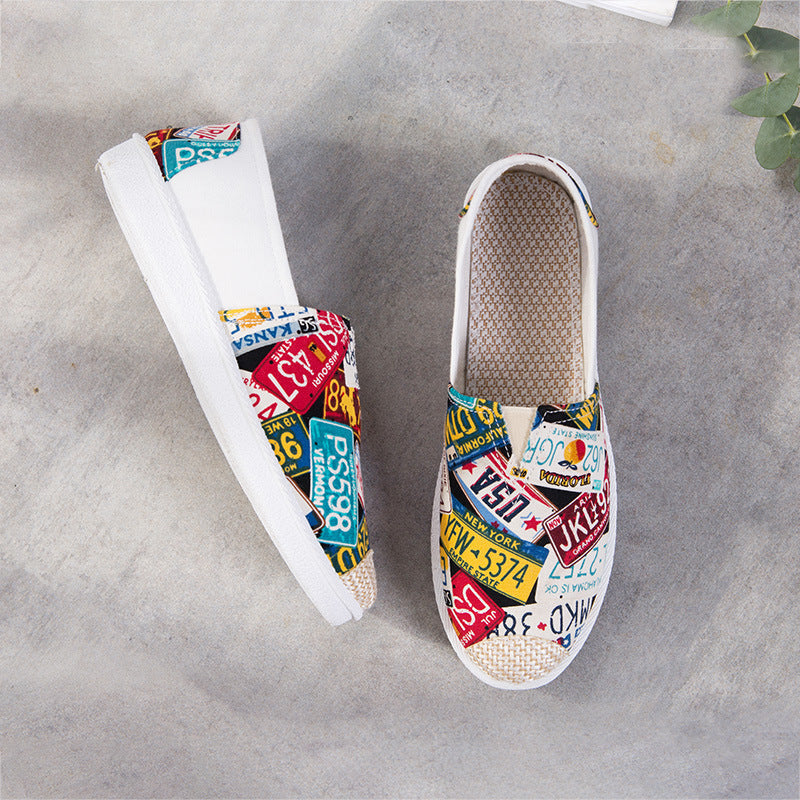 Ortho Welt Canvas Shoes, Unique And Casual Style