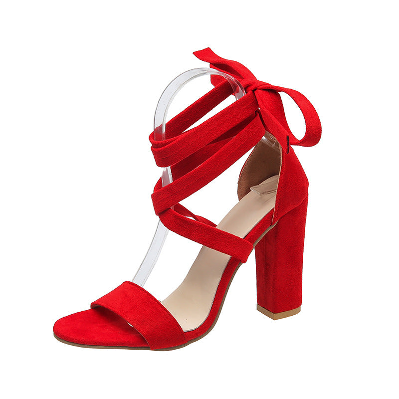 Ortho Welt Unique High Heel Sandals With Ankle Strap