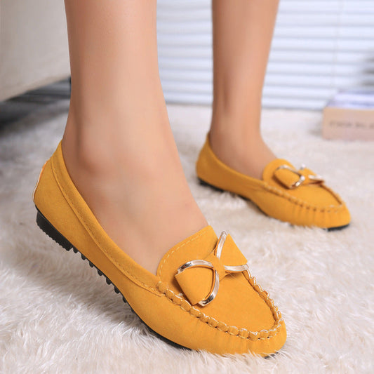 Ortho Welt Flat Shoes With Bow - Elegance And Comfort