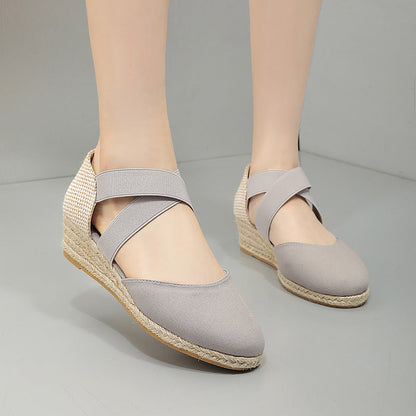 Ortho Welt Comfortable And Breathable Wedge Shoes