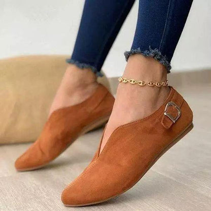 Ortho Welt Damen-Slipper Wildleder – Orthopädisch & Elegant